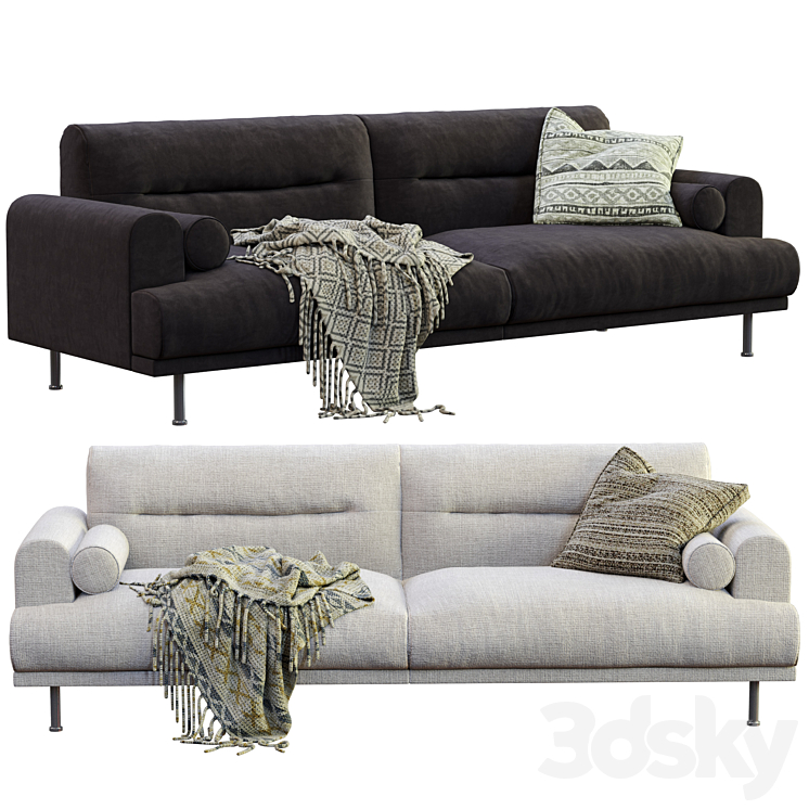 Sofa Langaryd By Ikea 3DS Max - thumbnail 1