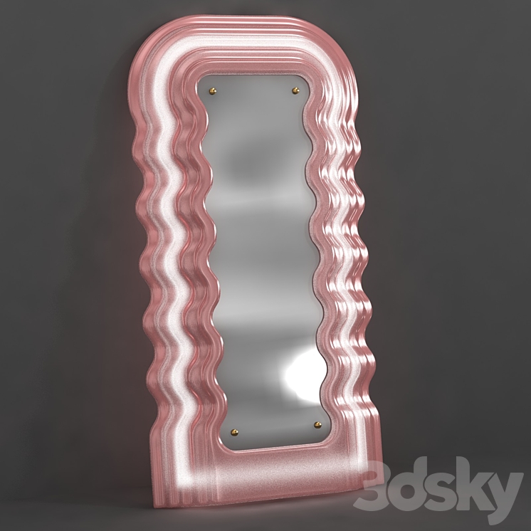 POLTRONOVA ULTRAFRAGOLA MIRROR LAMP jane richards interiors 3D Model