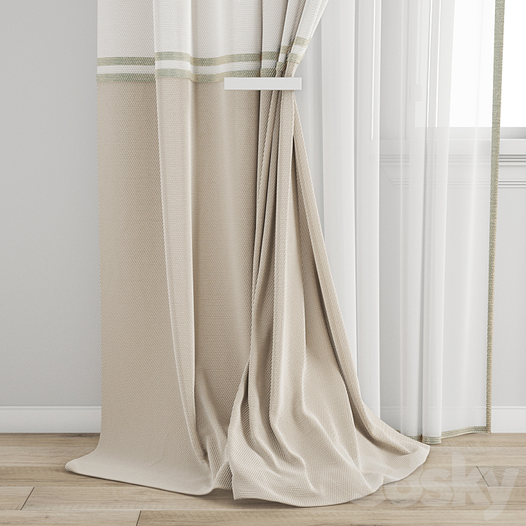 Curtain 590 3D Model