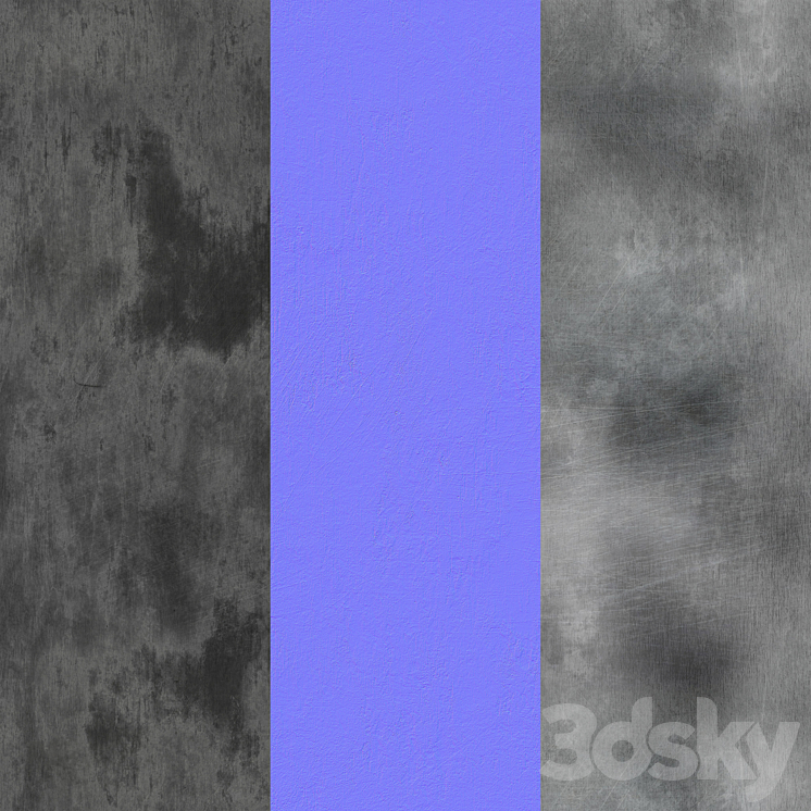 Grunge Metal\/PBR\/Seamless\/4k\/set12 3D Model Free