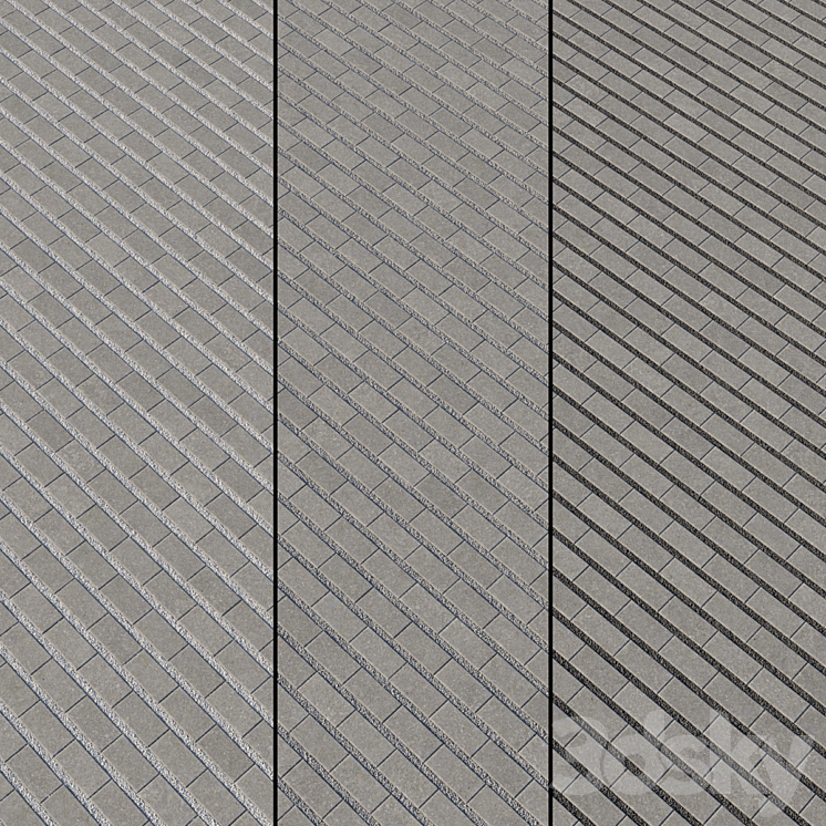 Eco paving Type 2 Set 5 3D Model
