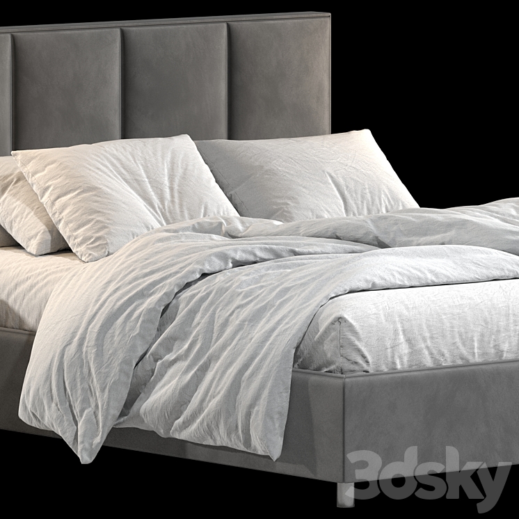 Bed Askona Linea 3DS Max - thumbnail 2