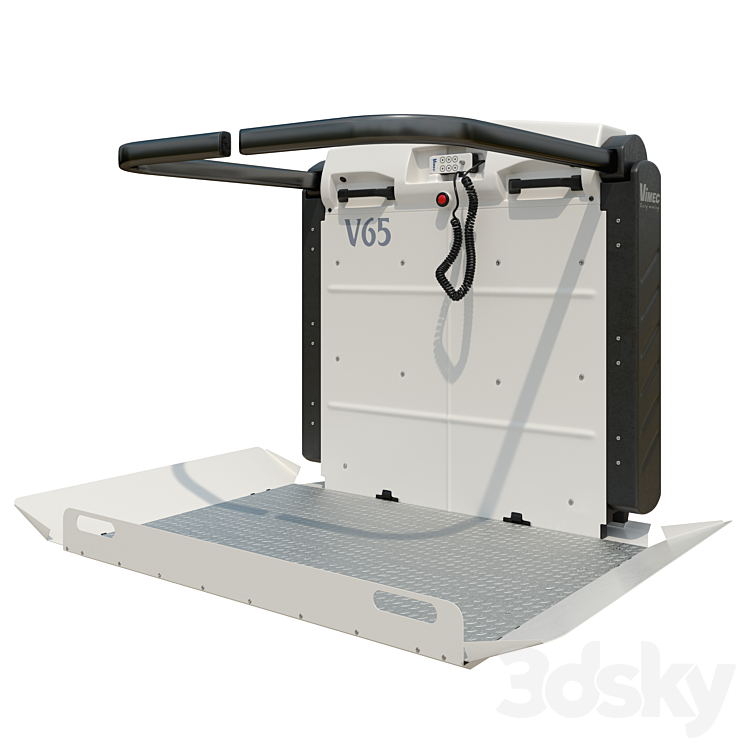 Inclined stair lift Vimec V65 3D Model