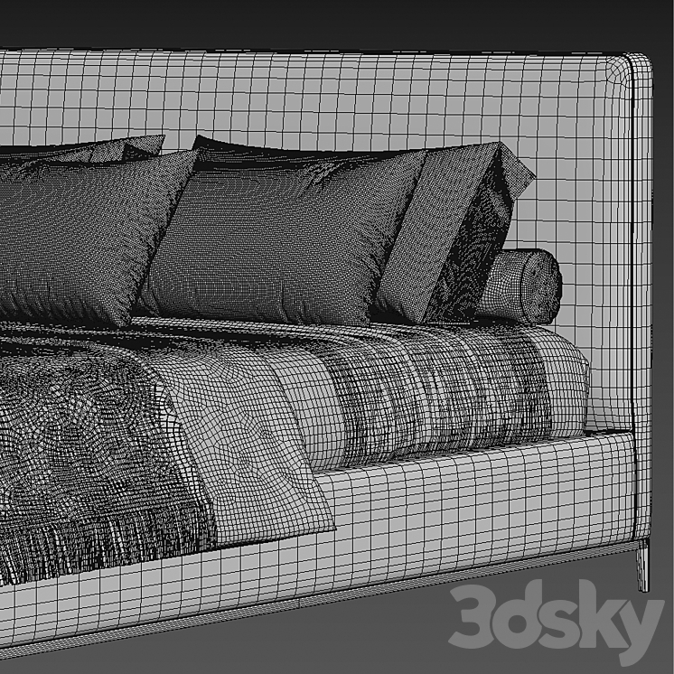 ANDERSEN BED 3DS Max - thumbnail 2