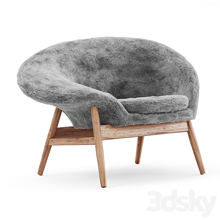Fried Egg Armchair by Warm Nordic 3DS Max Model - thumbnail 2