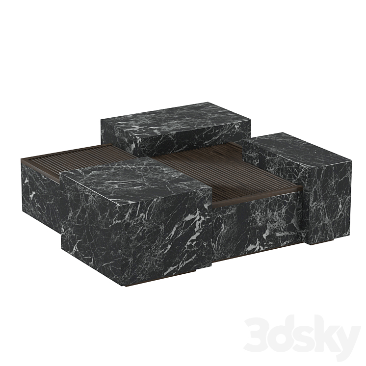 COFFEE TABLE 108 3DS Max - thumbnail 2