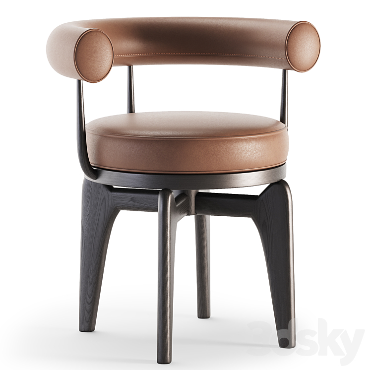 Indochine Chair 3DS Max - thumbnail 1