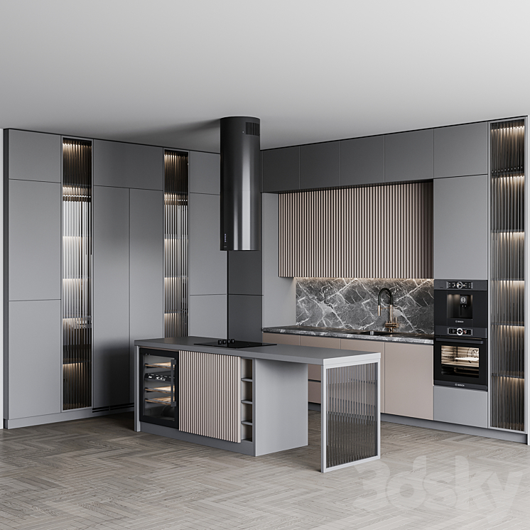 kitchen_modern160 3D Model