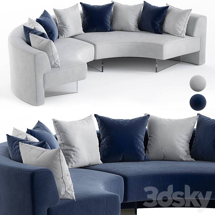 Omnibus sofa 3D Model
