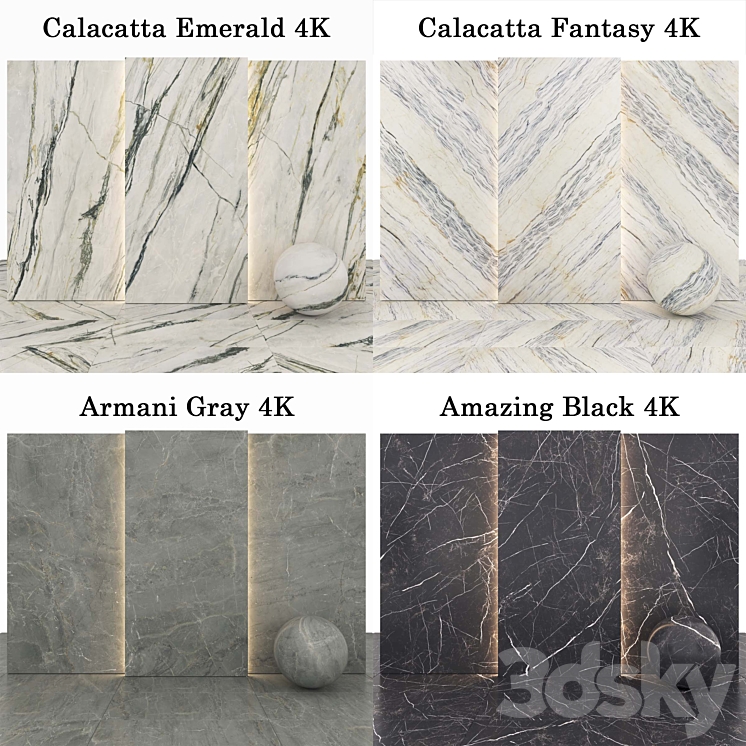 Collection Marble 62 3D Model