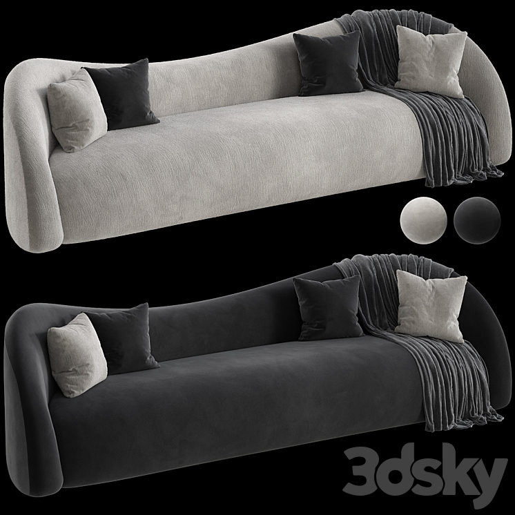 moon sofa 3D Model