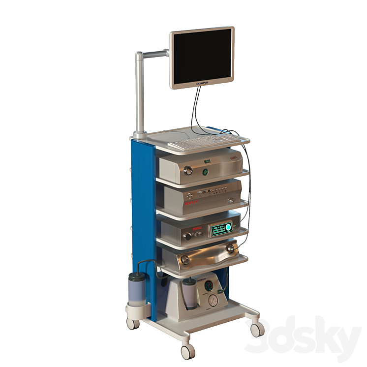 hospital equipment vol 3 (surgical room set) 3DS Max Model - thumbnail 2