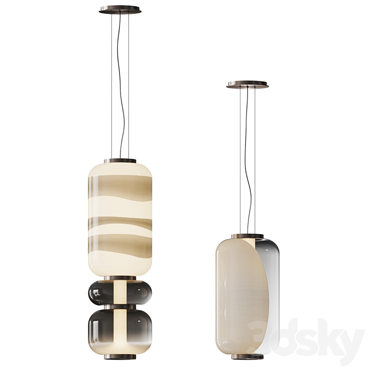 Baxter Haiku Pendant Lamps 3D Model