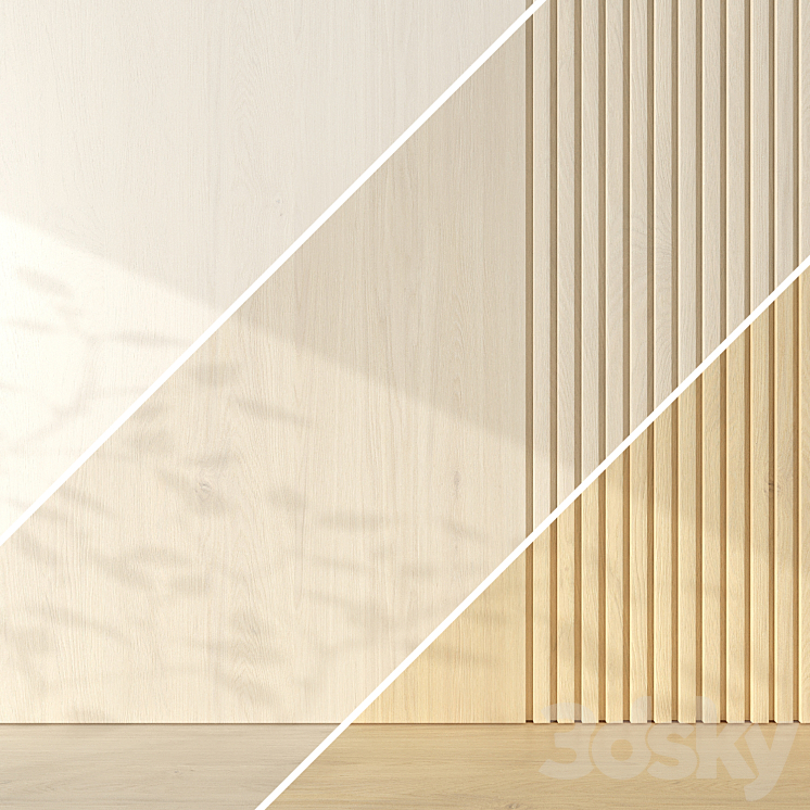Oak texture 021 3D Model Free