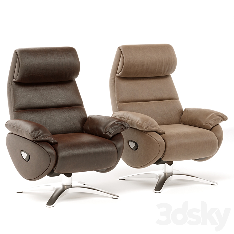 Adler Massage Chair 3DS Max Model - thumbnail 2