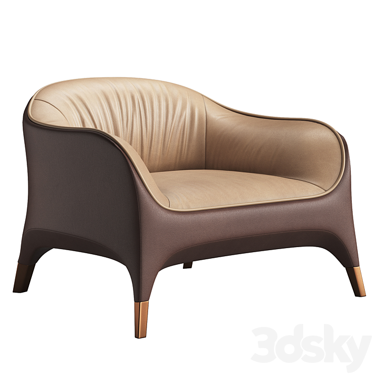 Armchair by SUREECO 3DS Max - thumbnail 1