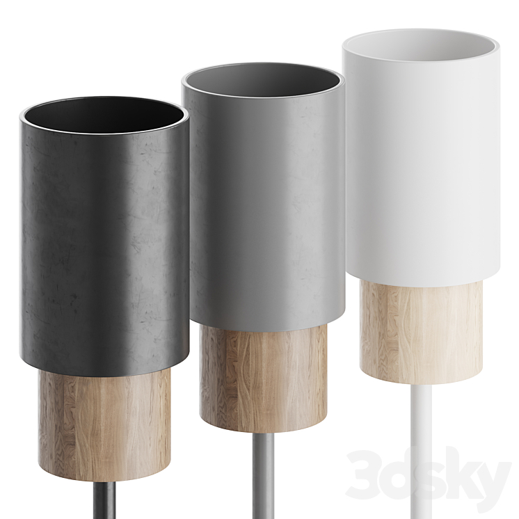 Floor lamp S05 3D Model