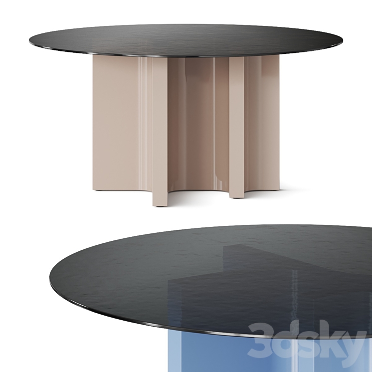 Baxter Dharma Dining Table 3DS Max - thumbnail 1