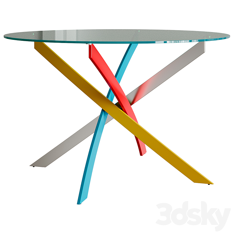Fancy table 3DS Max - thumbnail 1