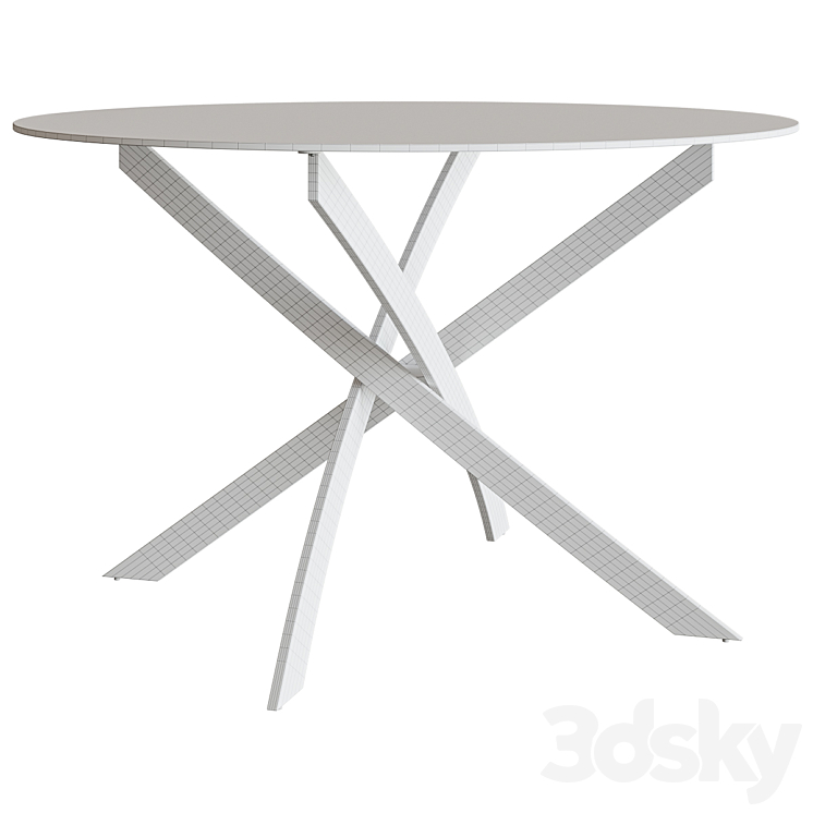 Fancy table 3DS Max - thumbnail 2