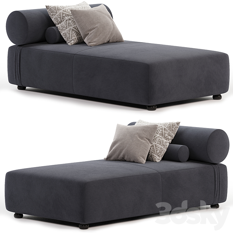 Moroso MEZZE Couch Sofa 3D Model