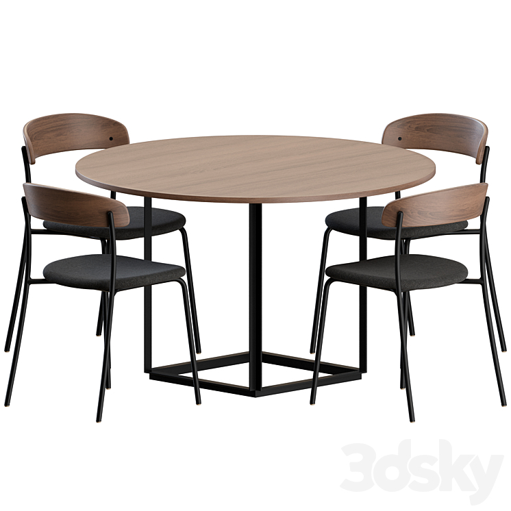 Dining Set 02 by New Works Free Download