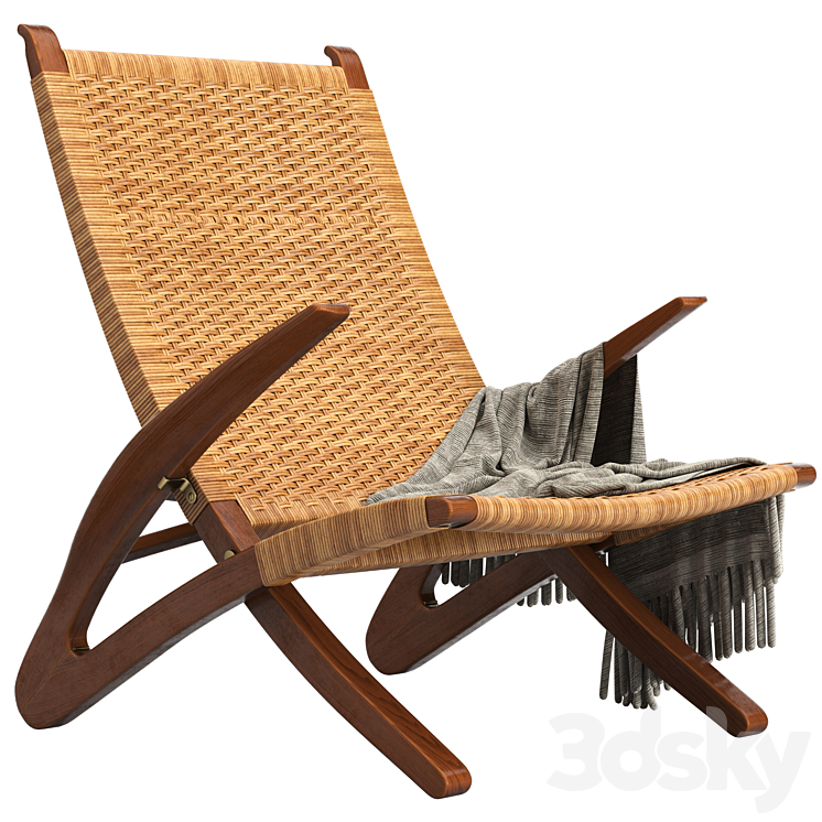 Lounge Chair Dolphin 3DS Max Model - thumbnail 2