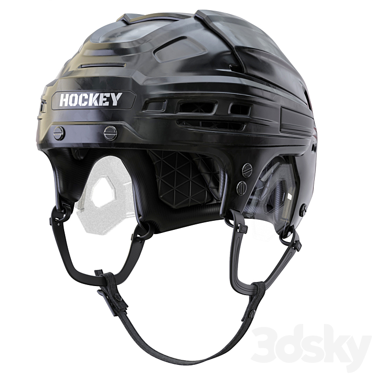 HOCKEY Helmet 3D Model Free Download 3DSKY Decor Helper