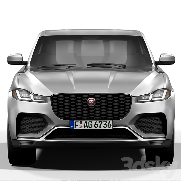 Jaguar F-Pace 3D Model Free