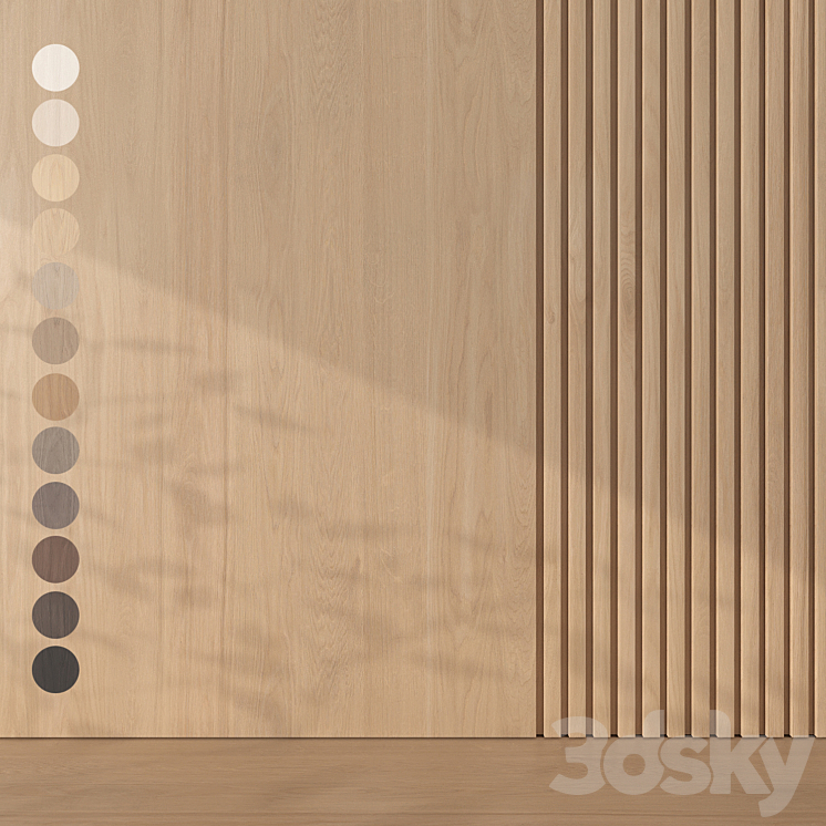 Oak texture 036 3D Model