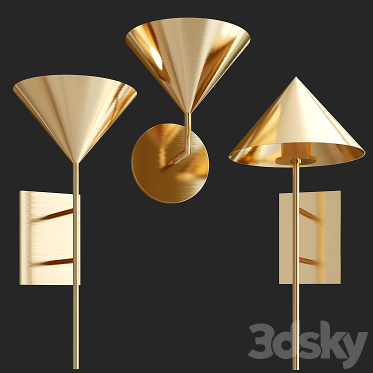 ORSAY wall lamp collection 3DS Max Model - thumbnail 2