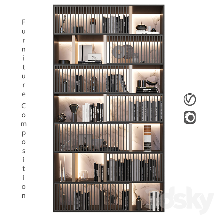 Furniture composition | 221 3D Model