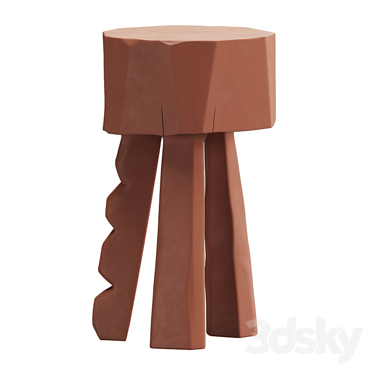 Earth Stool by Vince Skelly 3DS Max - thumbnail 1
