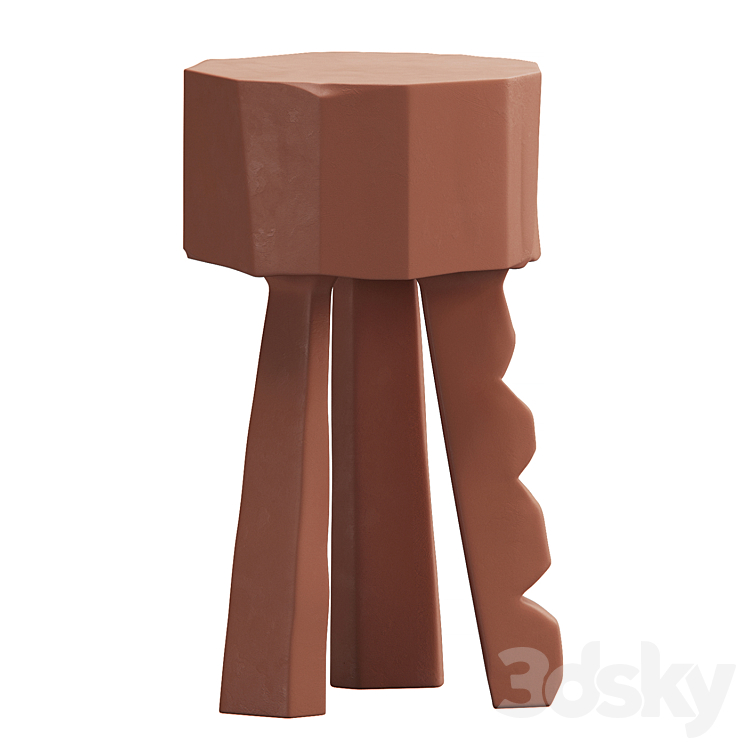Earth Stool by Vince Skelly 3DS Max - thumbnail 2