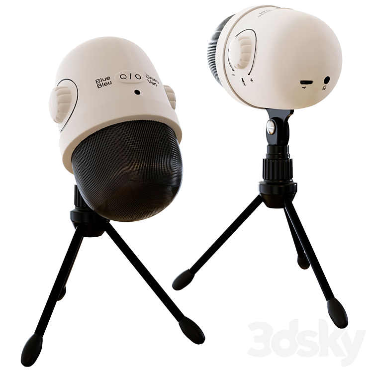 Amazon Basics Desktop Mini Condenser Mic Microphone 3D Model