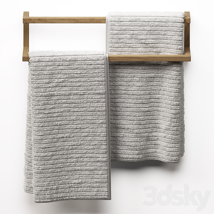 towels 52 3DS Max Model - thumbnail 1