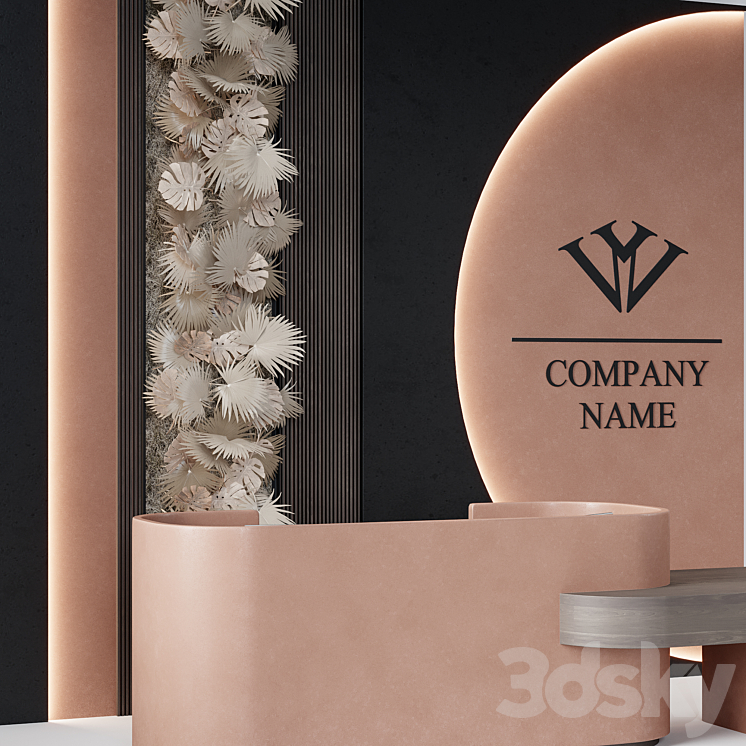 Reception Desk 17 3D Model