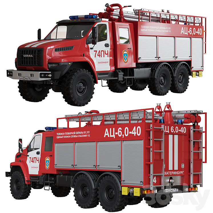 URAL Next tank truck Free Download