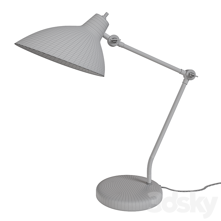 Audrey Coulee desk lamp 3D Model Free