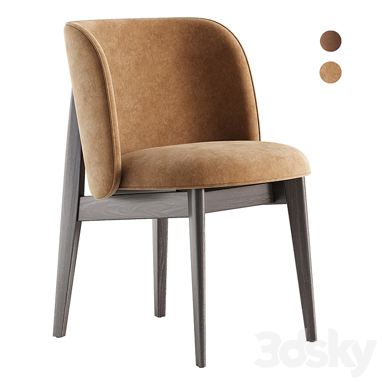 Abrey Chair by Calligaris 3DS Max Model - thumbnail 1