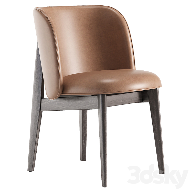 Abrey Chair by Calligaris 3DS Max Model - thumbnail 2
