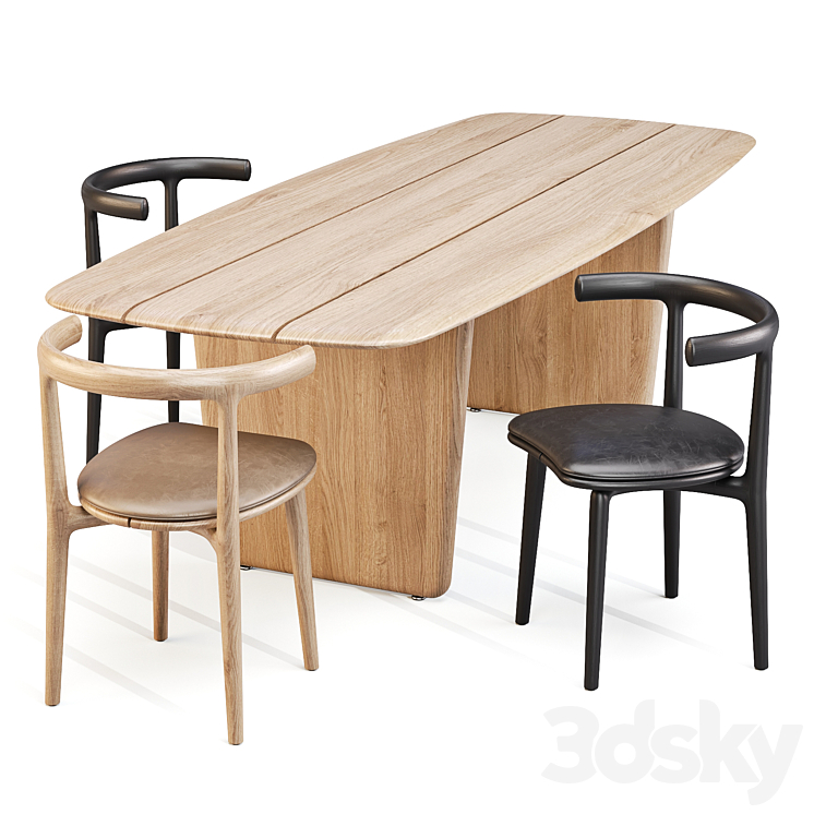 Dining Set: Baxter (Nairobi Table and Himba Chair) Free Download