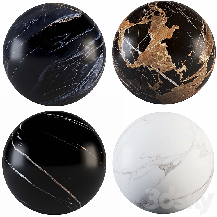 Collection Marble 64 3DS Max Model - thumbnail 1