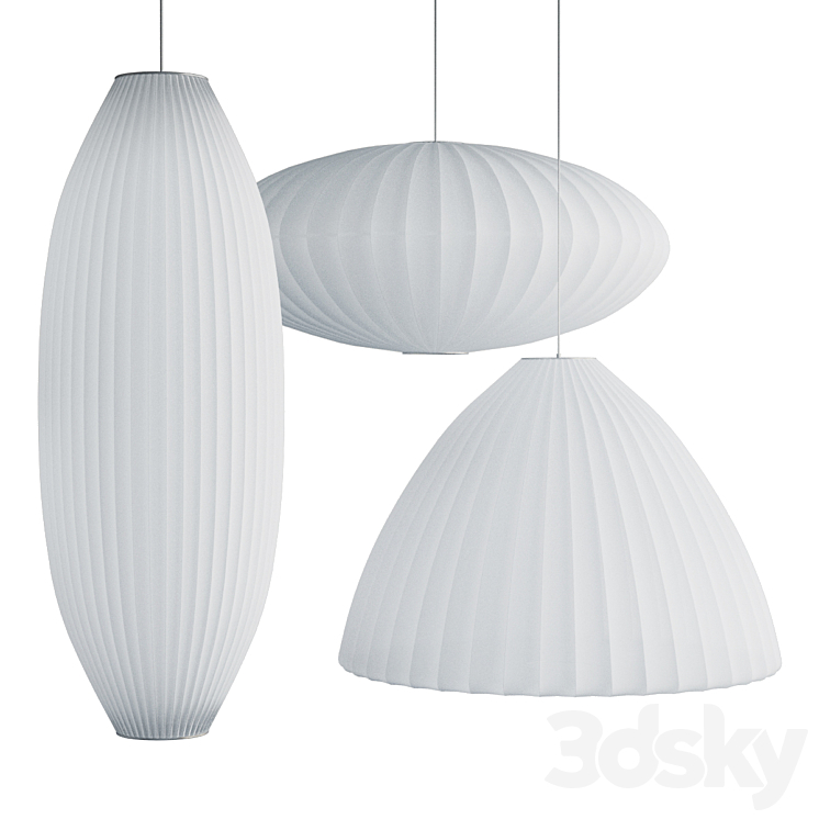 Bell X-large Cigar Xl Saucer X-large Pendant 3D Model