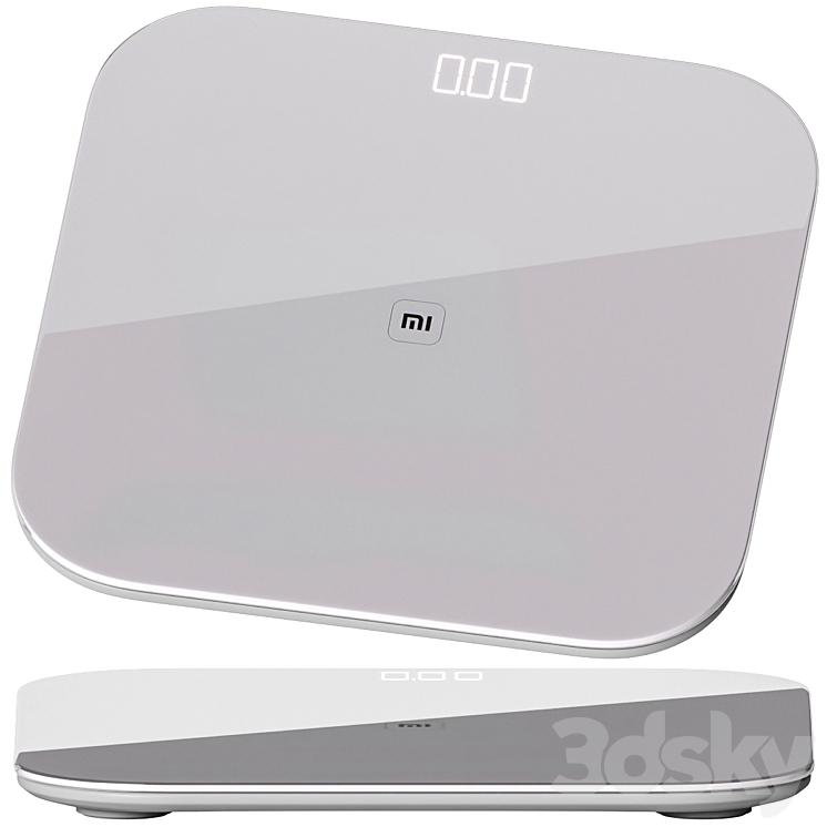 Xiaomi Mi Smart Scale 2 - electronic scales - Household appliance - 3D ...