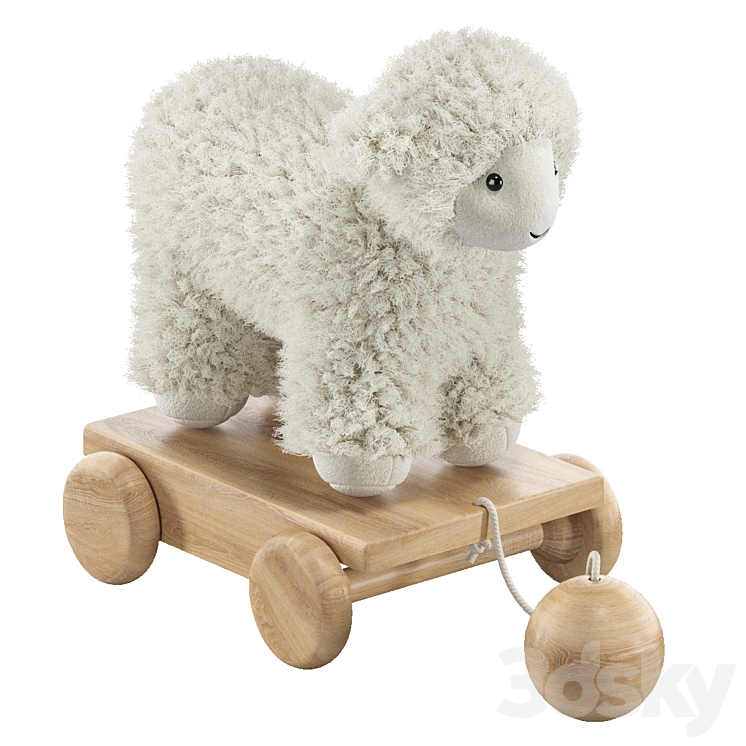 “Wheelchair-toy “”Lamb””” 3D Model