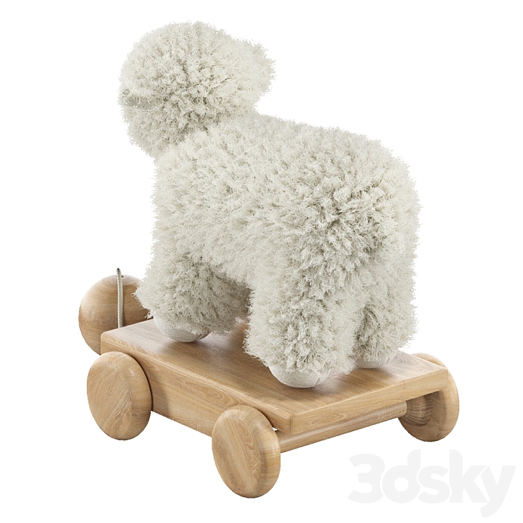“Wheelchair-toy “”Lamb””” 3DS Max - thumbnail 2