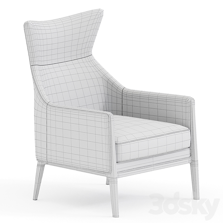 Boundless Chair Caracole 3DS Max Model - thumbnail 2