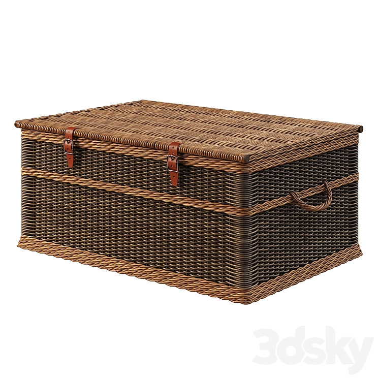 Handmade Basket 3DS Max Model - thumbnail 1