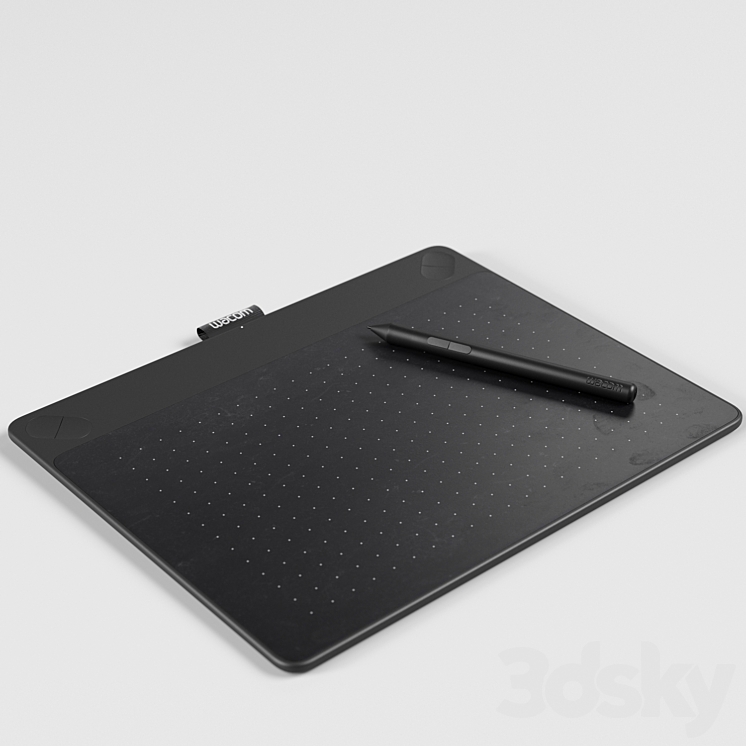 Drawing tablet Wacom intuos art medium 3D Model Free
